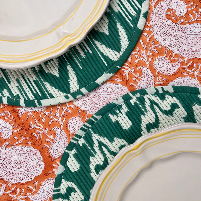 The Paisley Bandana Tablecloth (Mandarin)