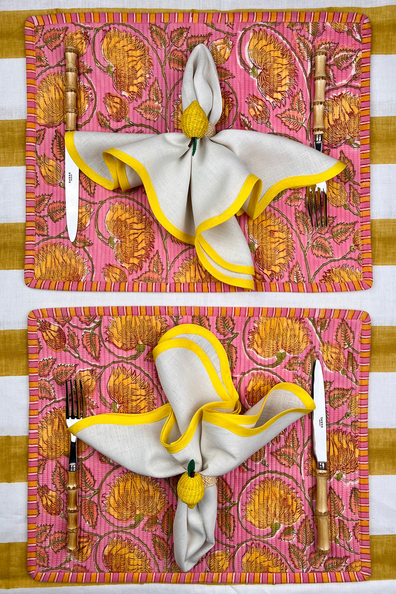 ‘Sicilian Flowers’ 🌺 - Limited Edition Breakfast Placemat