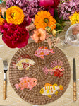 ’The Summer Placemat’ - Pink Fish