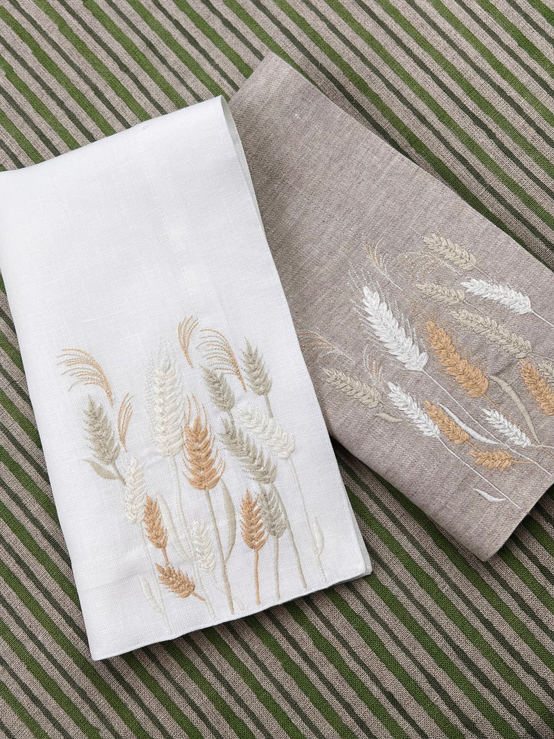 The Harvest Napkin - Hand Embroidered