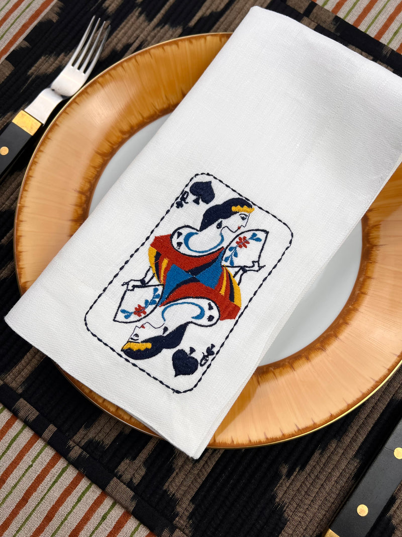 ’House of Cards’ Napkins
  - Queen of Spades ♠️