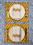 Gift Set: 4 Breakfast Placemats in Turmeric