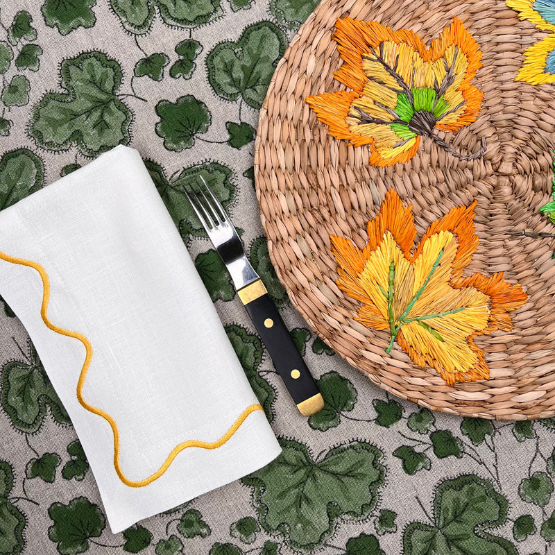 ’The Raffia Placemat’ - Autumn Levea