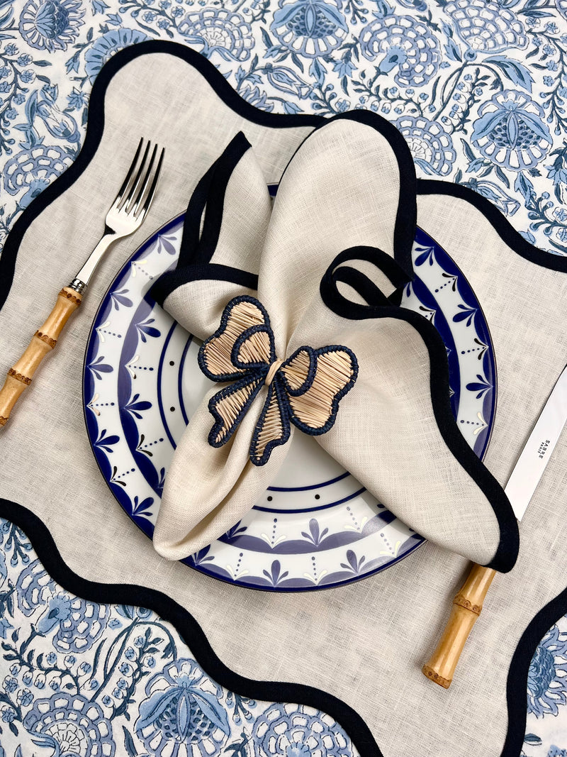 ‘The Scallop’ Placemat - 100% Linen