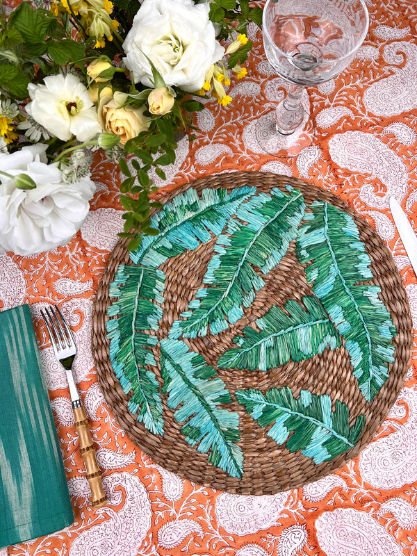 The Paisley Bandana Tablecloth (Mandarin)