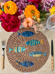 ’The Summer Placemat’ - Blue Fish