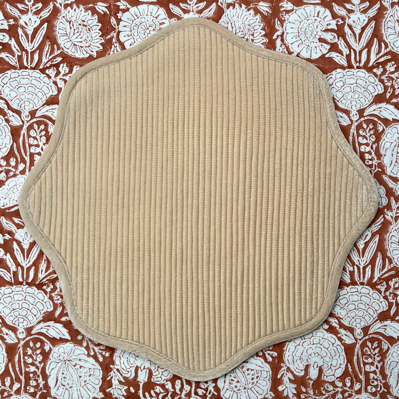 Velvet Scalloped Placemats