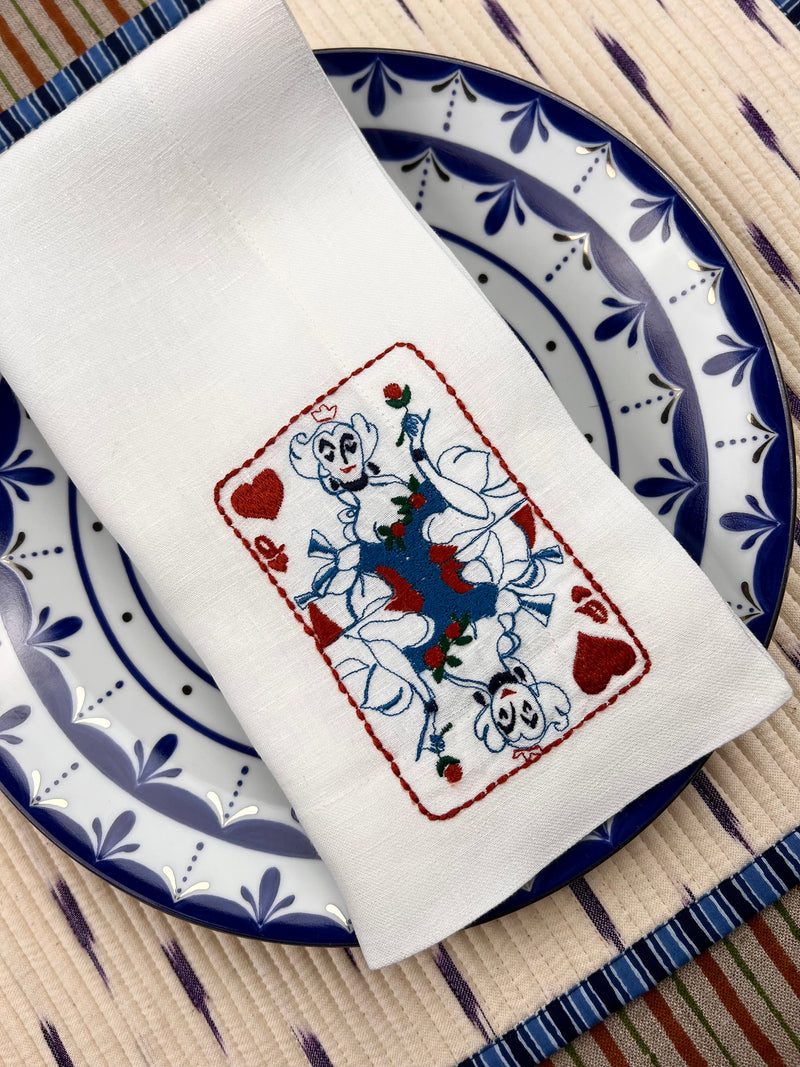 ’House of Cards’ Napkins
  - Queen of Hearts ♥️