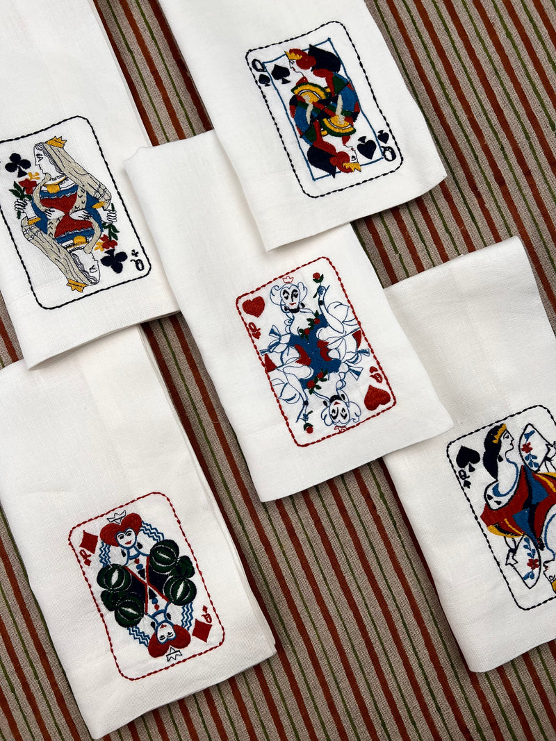 ’House of Cards’ Napkins
  - Queen of Clubs ♣️