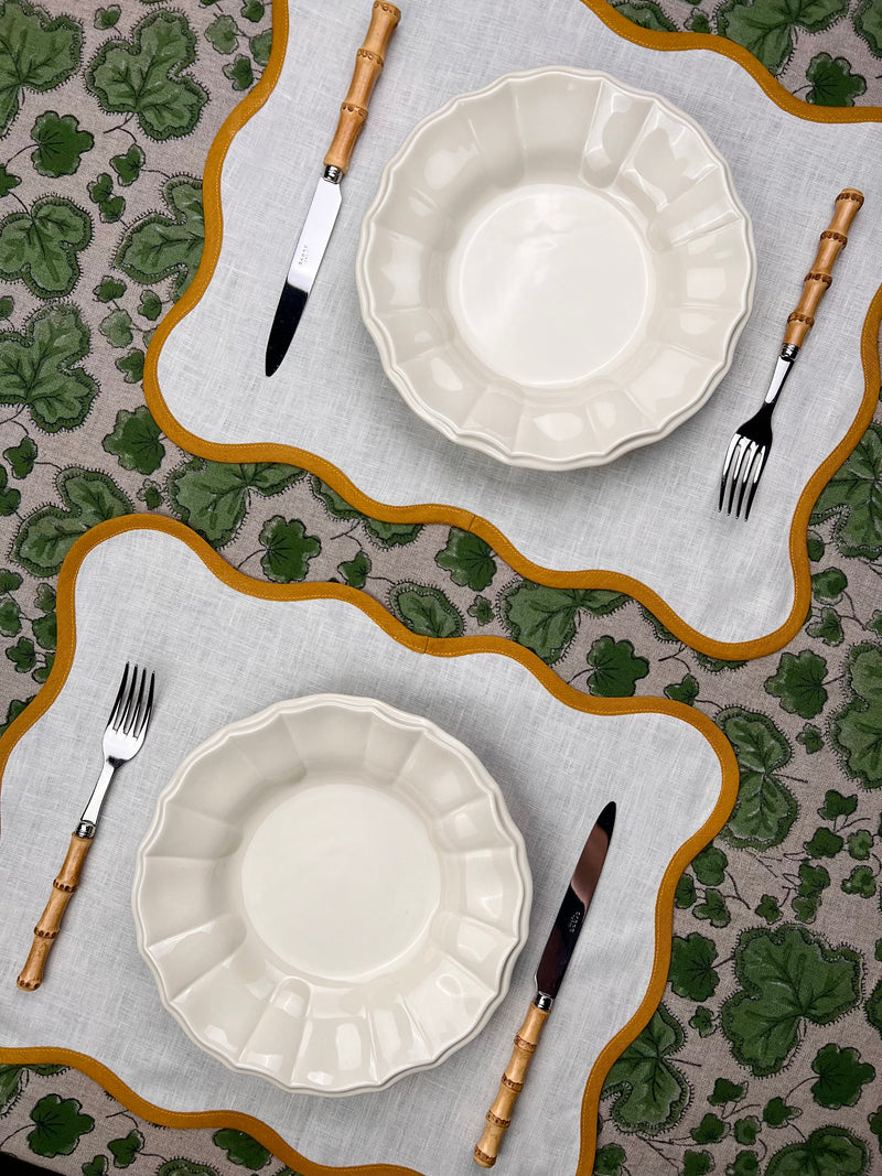‘The Scallop’ Placemat - 100% Linen