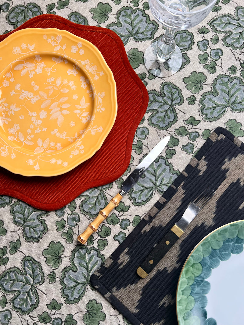 Velvet Scalloped Placemats