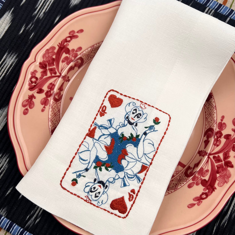 ’House of Cards’ Napkins
  - Queen of Hearts ♥️