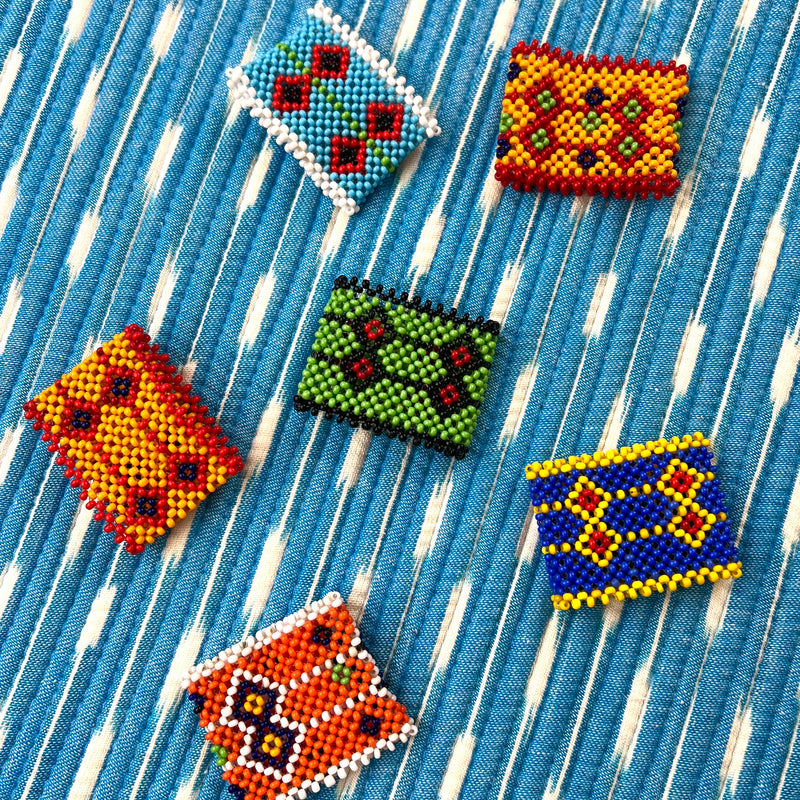 Set of 6 Maasai Beaded Napkinrings