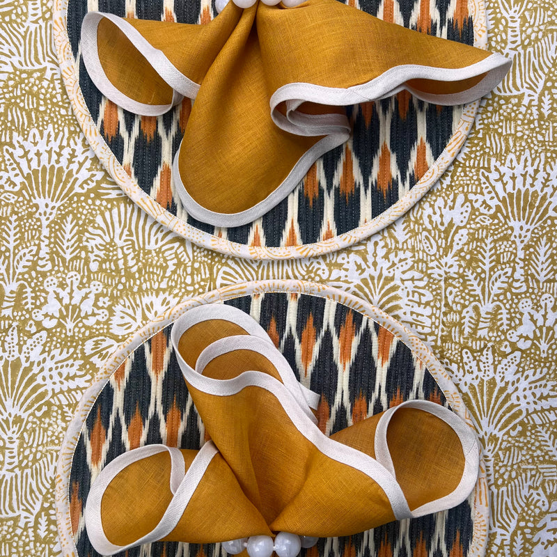 Curated Table Set: Grey & Citrus