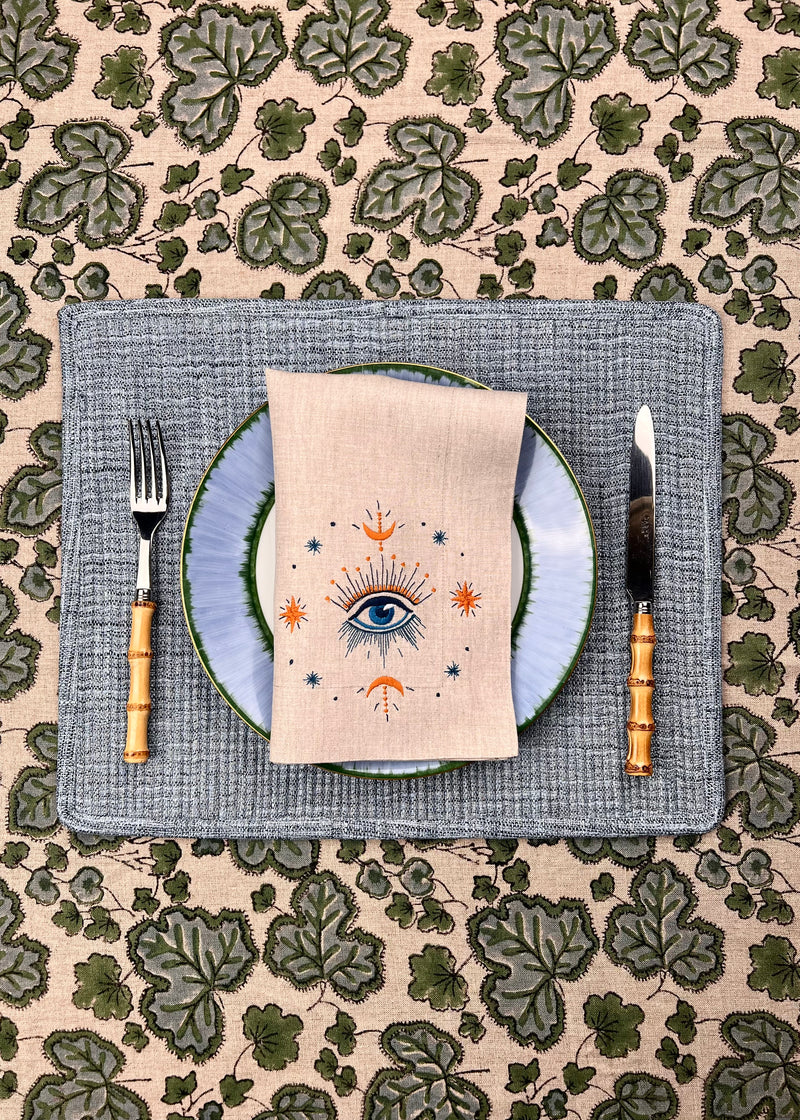 THE BREAKFAST TEXTURED LINEN PLACEMAT