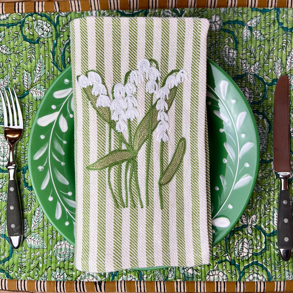 NEW LILY OF THE VALLEY NAPKIN