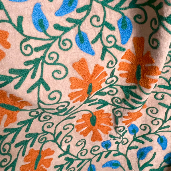 Suzani Cloth Beige & Multicoloured