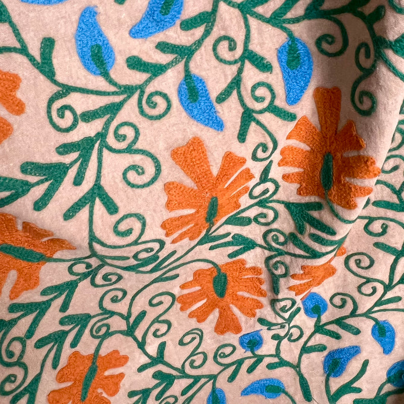 Suzani Cloth Beige & Multicoloured