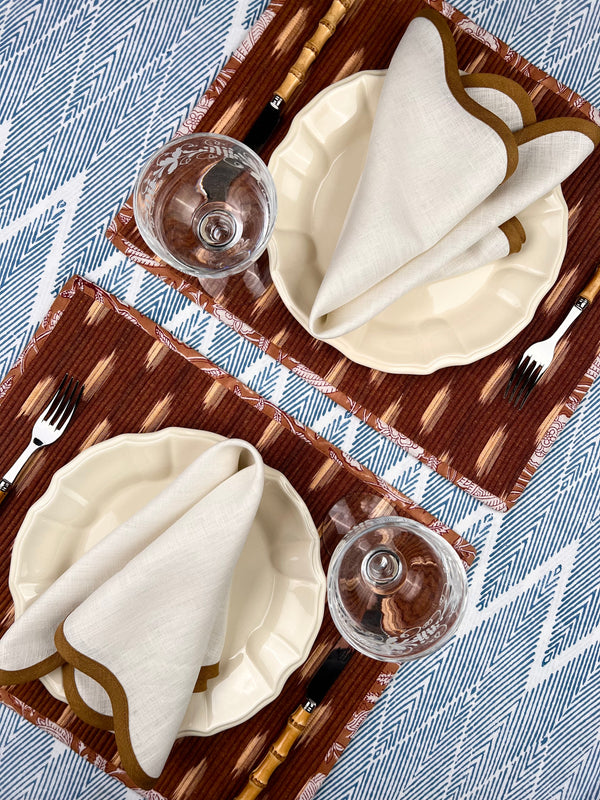 ‘The Breakfast’ Placemat - Ikat