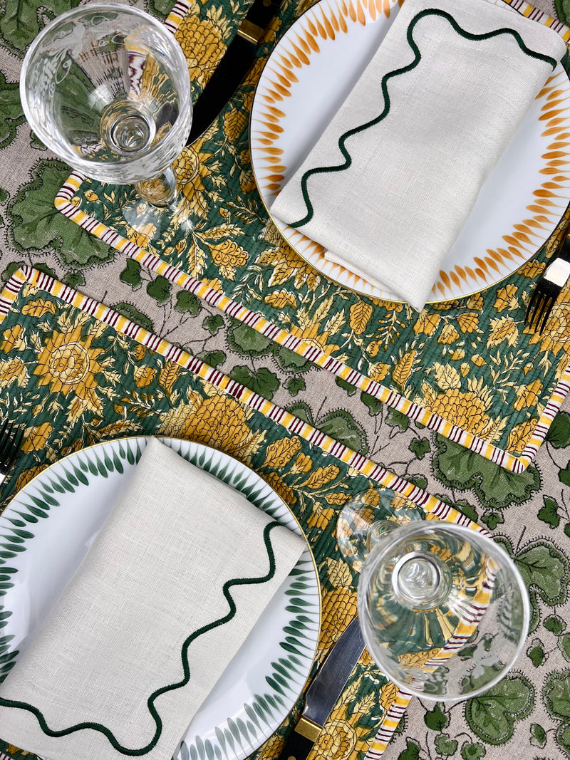 ‘The Breakfast’ Placemat - Block Print