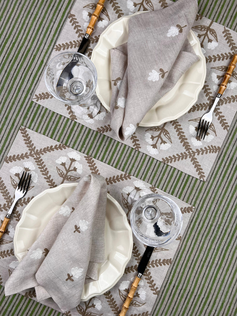 ‘The Suzani Vine’ — Napkin & Placemat Set