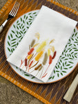 The Harvest Napkin - Hand Embroidered