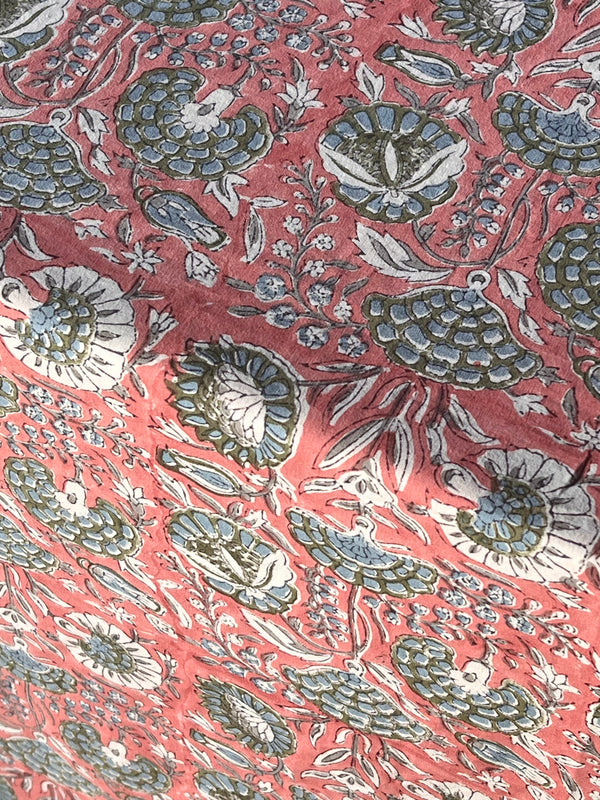 ‘The Floral’ Tablecloth - Rose, Blue, Olive