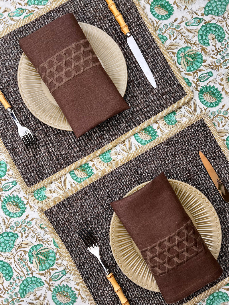 THE RATTAN WEAVE NAPKIN