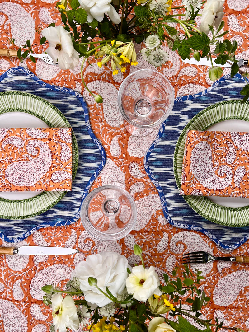 The Paisley Bandana Tablecloth (Mandarin)