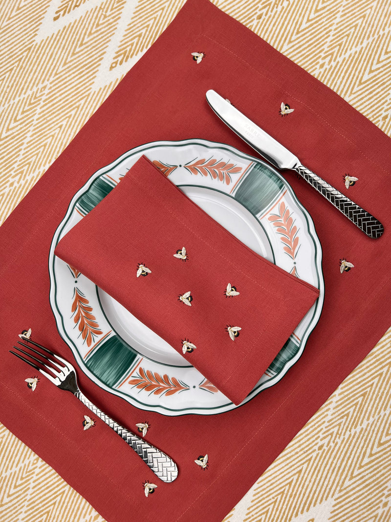 The Bumblebee Placemat & Napkin Set