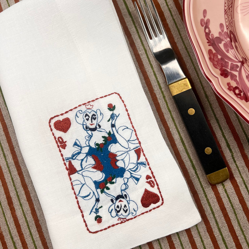 ’House of Cards’ Napkins
  - Queen of Hearts ♥️