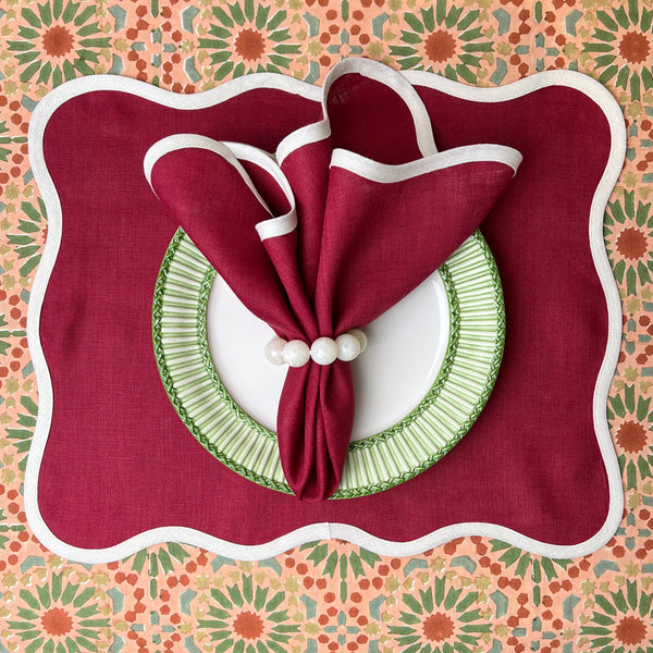 ‘The Scallop’ Placemat - 100% Linen