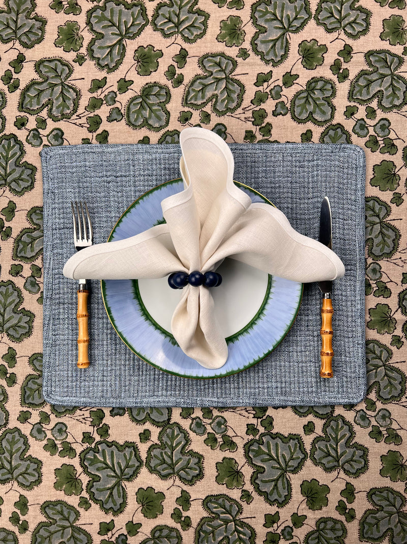 THE BREAKFAST TEXTURED LINEN PLACEMAT