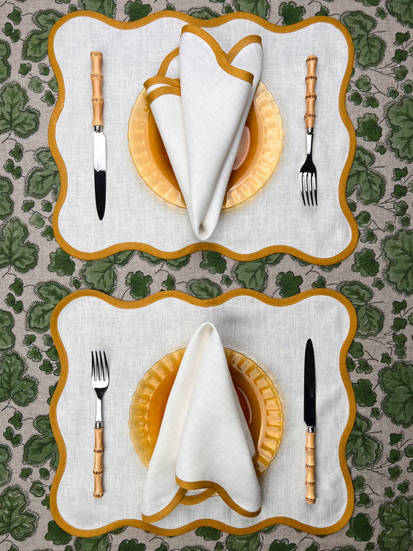 ‘The Scallop’ Placemat - 100% Linen