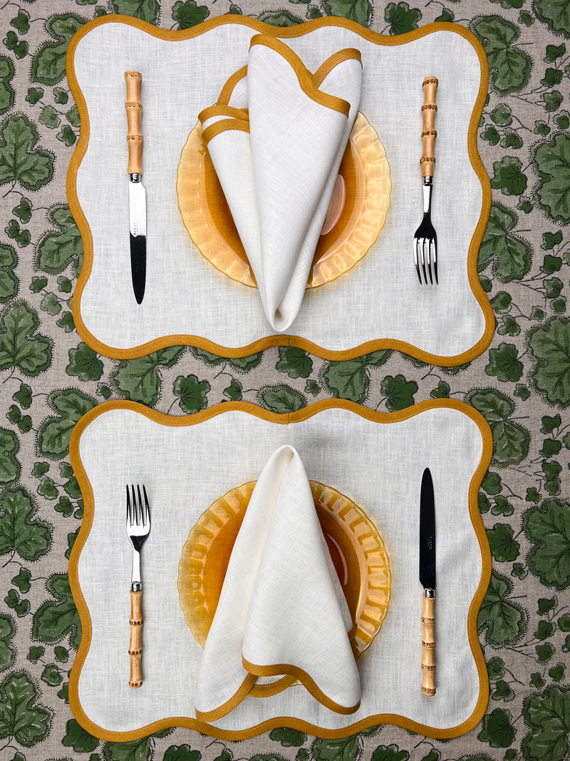 ‘The Scallop’ Placemat - 100% Linen