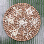 ’The Raffia Placemat’ - Snowflakes