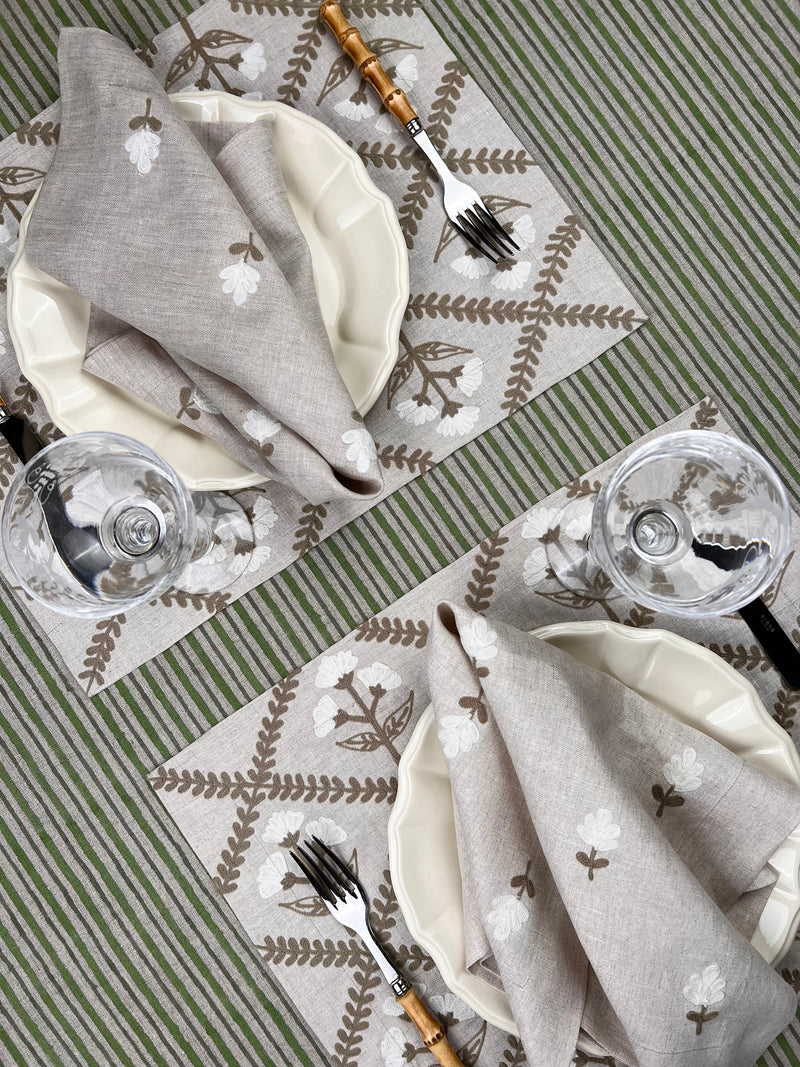 ‘The Suzani Vine’ — Napkin & Placemat Set