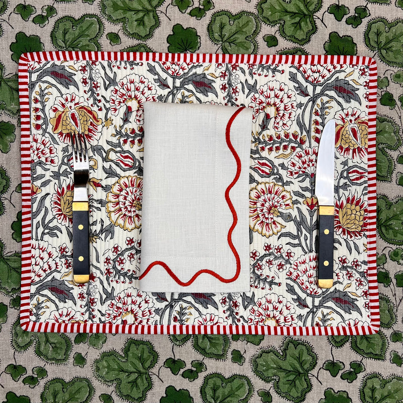 ‘The Breakfast’ Placemat - Block Print