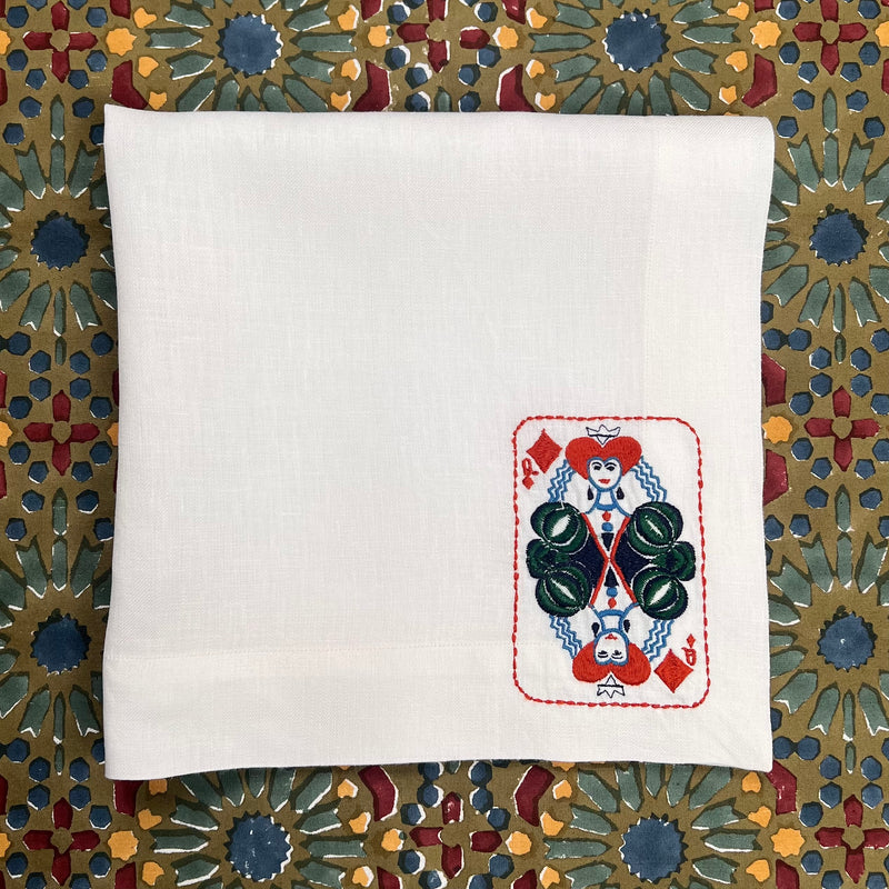 ’House of Cards’ Napkins
  - Queen of Diamonds ♦️