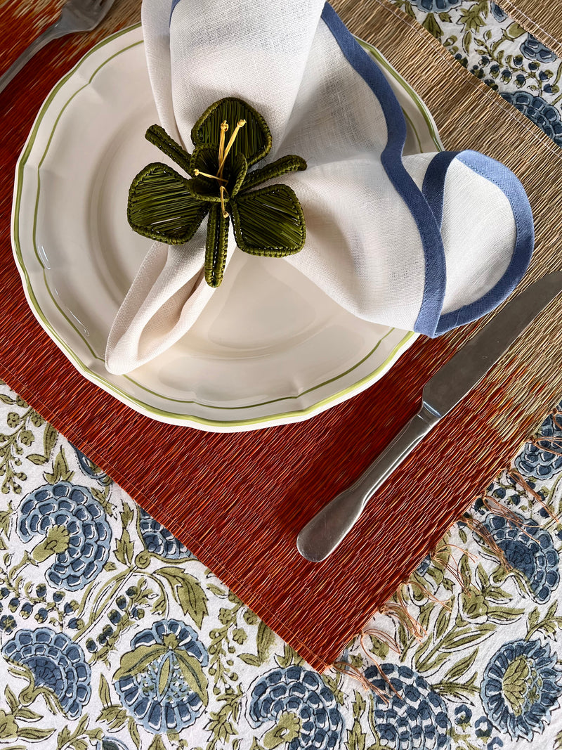 The Floral Tablecloth (Rose, Blue, Olive)