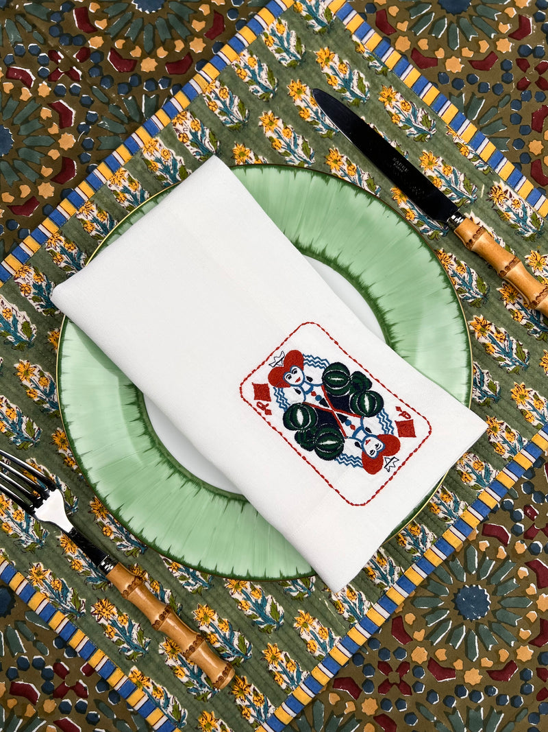 ’House of Cards’ Napkins
  - Queen of Diamonds ♦️