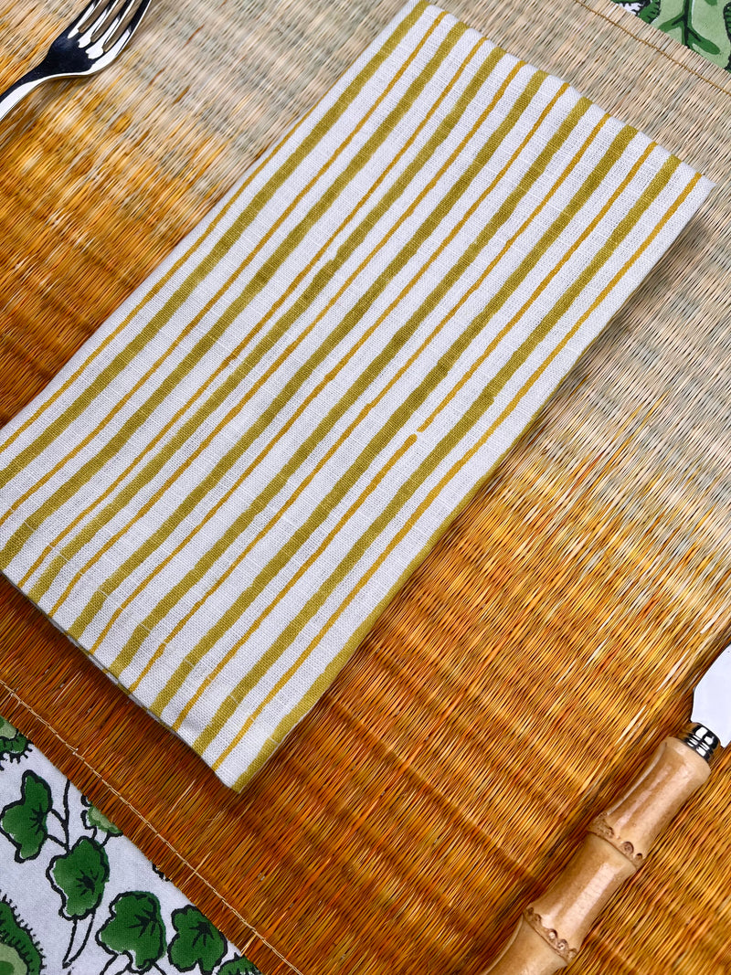 ‘The Rush’ Placemat - Orange Ombré Ikat