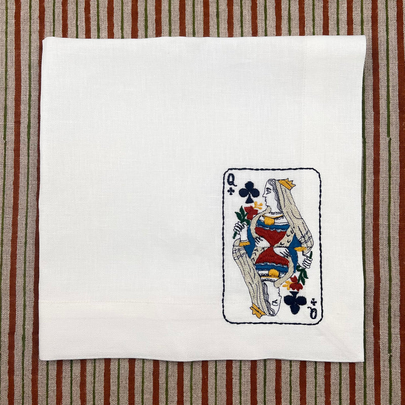’House of Cards’ Napkins
  - Queen of Clubs ♣️