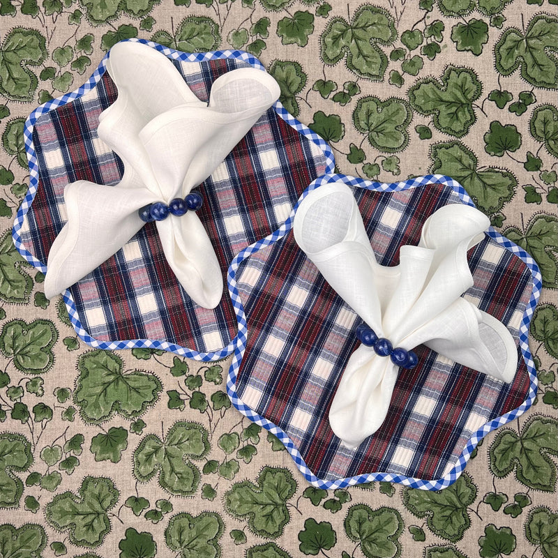 Gift Set: Blue Gingham & Tartan Set
