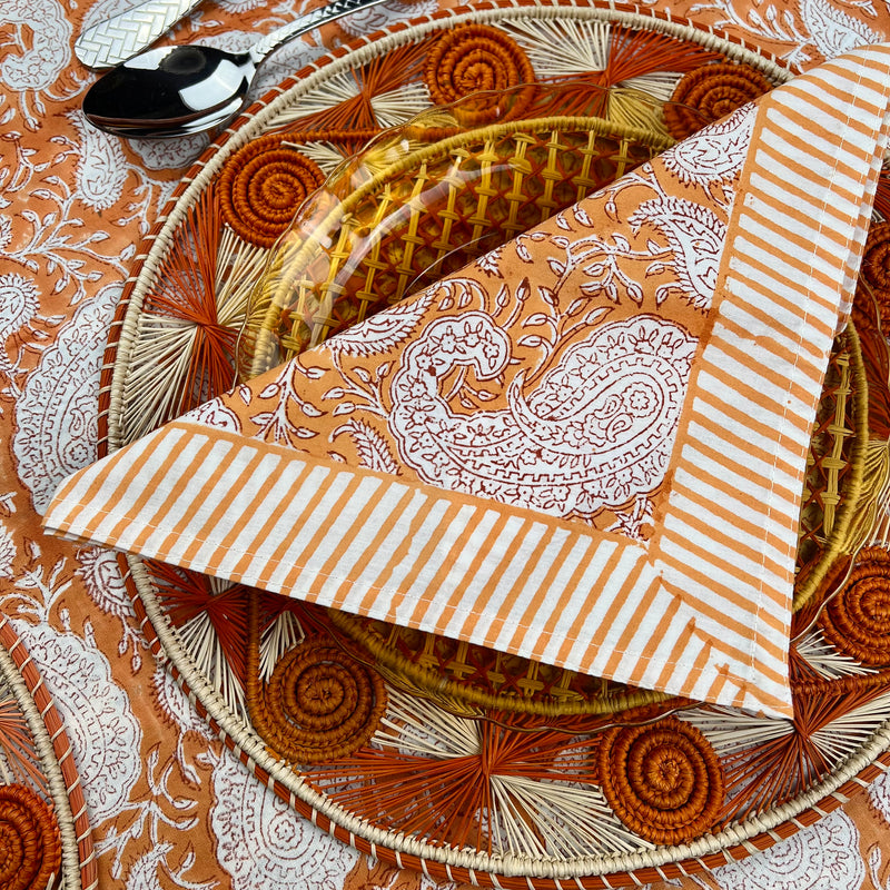 The Paisley Bandana Tablecloth (Mandarin)