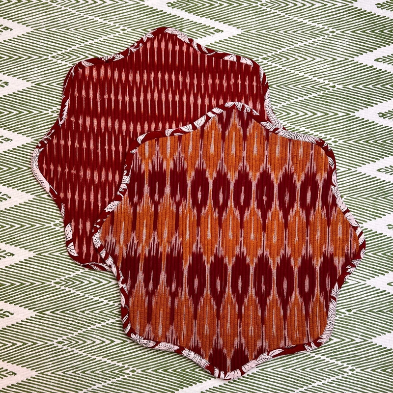 ‘The Breakfast’ Placemat - Scallop - Ikat