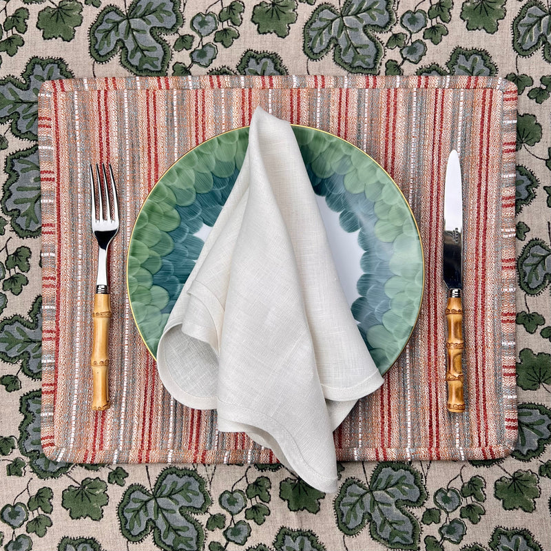 THE BREAKFAST TEXTURED LINEN PLACEMAT