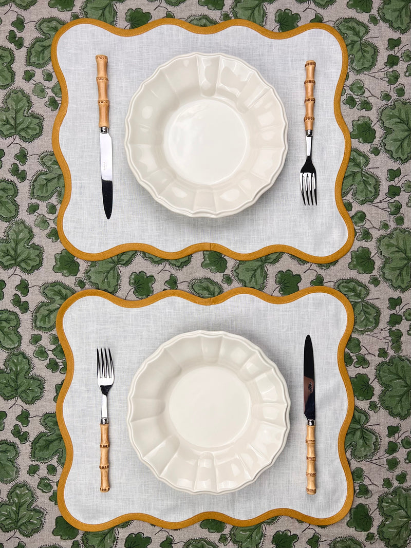 ‘The Scallop’ Placemat - 100% Linen