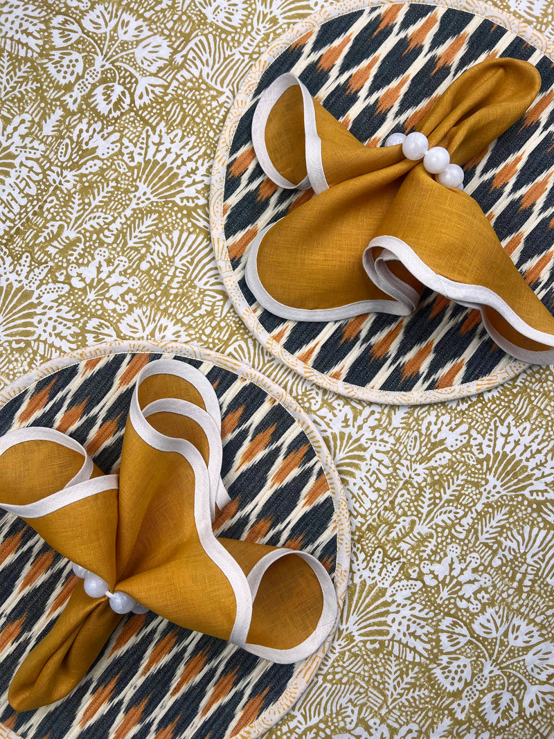 Curated Table Set: Grey & Citrus