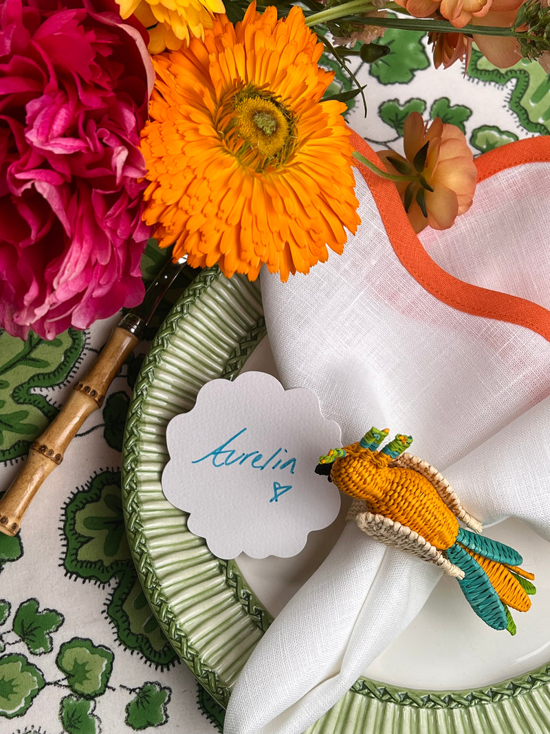 Luxury Place Cards - Scalloped Round